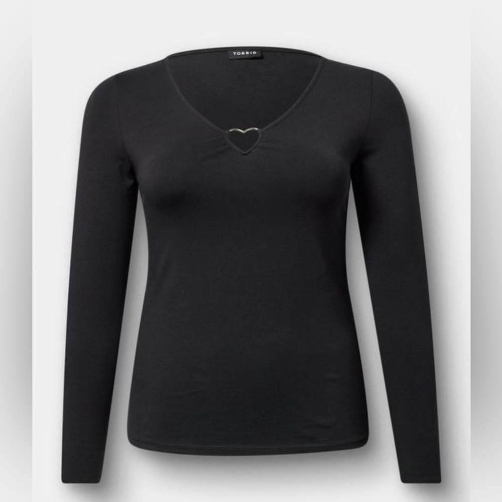 Heart Ring Long Sleeve Top